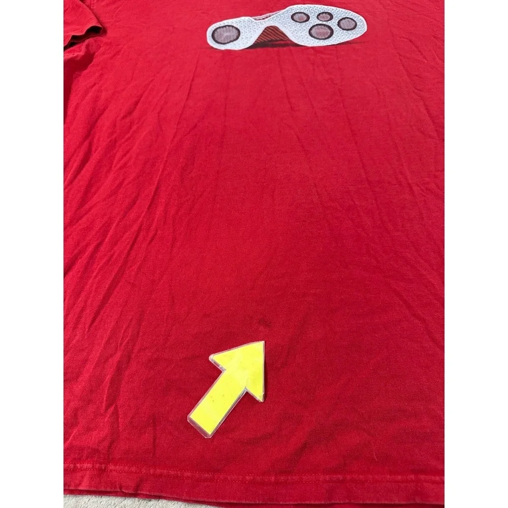 Y2K Air Jordan‎ XX 20 Sneaker Graphic T-Shirt Mens 2XL  Red Cotton Tee